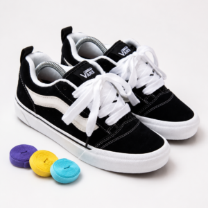 Tenis Skate Negro con Franja Blanca