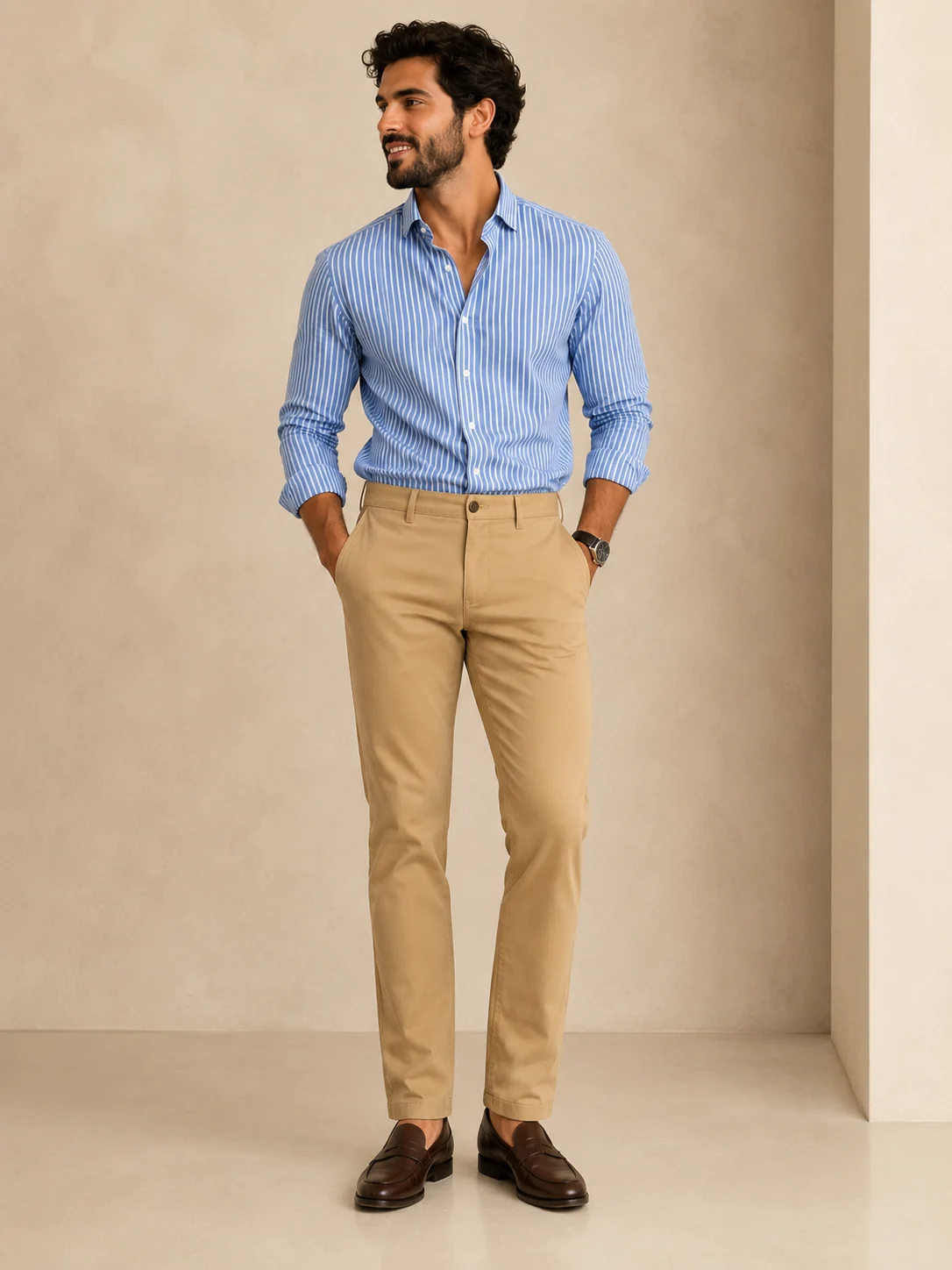 Pantalón Hombre Casual Stretch - Imagen 2