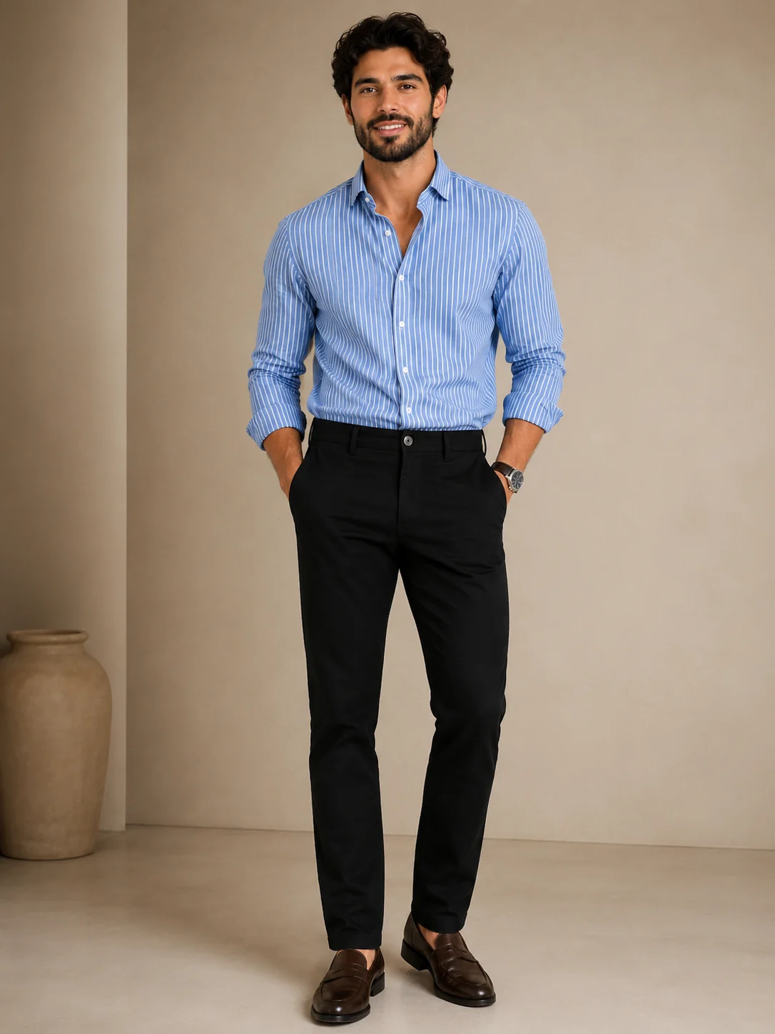 Pantalón Hombre Casual Stretch - Imagen 4